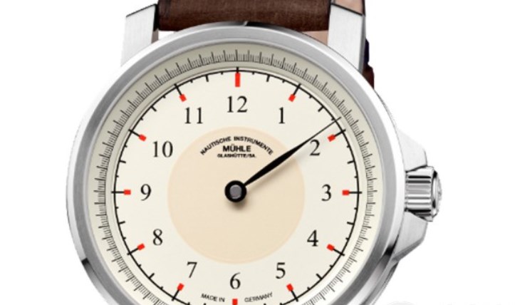 格拉苏蒂单针手表，莫勒经典系列M1-25-59-LB腕表（图）